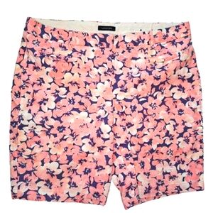 Lands' End Pink Floral Shorts Size 14